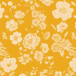 Potager Flowers for Mom Sunshine - Art Gallery Fabric PTG43405