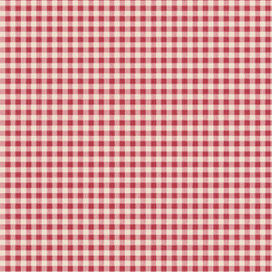 Tilda Creating Memories Woven Gingham Red - Tilda Fabric TIL160087-V15