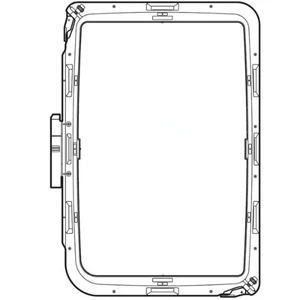 Janome RE46d (11"x18") Embroidery Hoop Only for CM17
