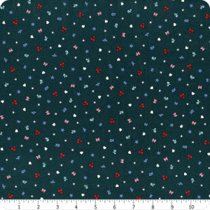 Star Spangled Beauty Navy Teeny Tinys - Studio E Fabric mas10843-N