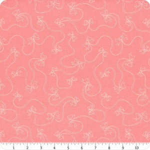 Star Spangled Beauty Pink Bows - Studio E Fabric mas10844-P