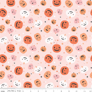 Hey Pumpkin Pumpkins Blush - Riley Blake Designs Fabric C16031-BLUSH