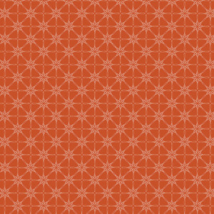 Modern Vintage Daisy Doily TerraCotta - Benartex Fabric 16599-38