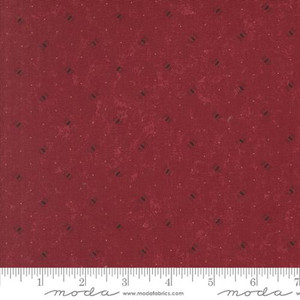 A Vintage Christmas Coal Red - Moda Fabric 9785-13