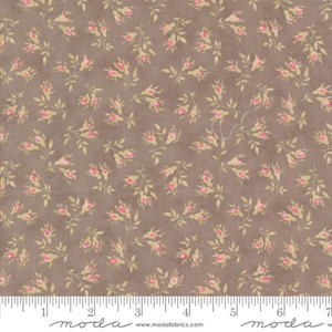 Muse Rosebuds Florals Slate - Moda Fabric 44396-16