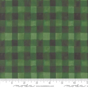 Love And Cheer Plaid Mistletoe - Moda Fabric 21838-14