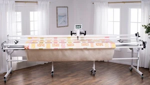 Baby Lock Regalia Machine and Carriage with 10' Maestro Frame