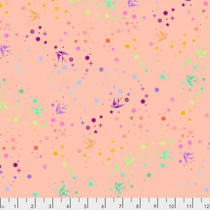 Free Spirit Fabric - Fairy Dust - Sherbet || Tula's True Colors