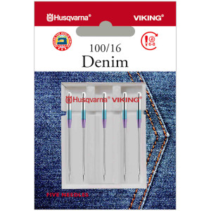 Husqvarna HV DENIM NEEDLE SIZE 100/16, 5-PACK #920661096