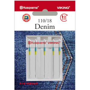 Husqvarna HV DENIM NEEDLE SIZE 110/18, 5-PACK #920662096