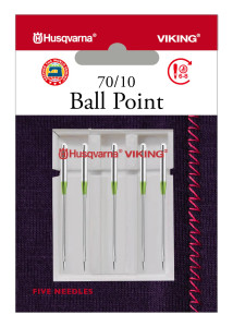 Husqvarna HV BALL POINT NEEDLE SIZE 70/10, 5-PACK #920669096