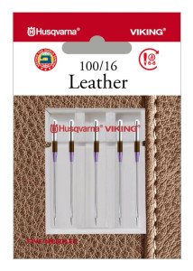 Husqvarna HV LEATHER NEEDLE SIZE 100/16, 5-PACK #920674096