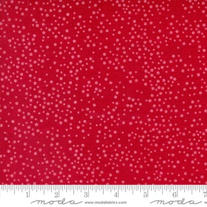 Moda Fabric- Dotty Thatched Crimson #48715-43