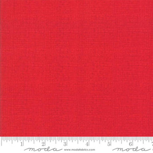Moda Fabric- 108" Thatched Crimson #11174-43