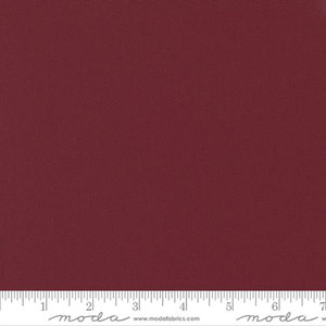 Moda Fabric- Bella Solids Burgundy #9900-18
