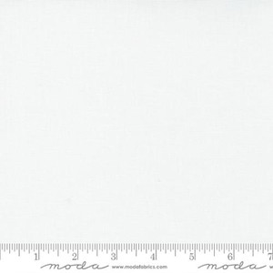 Moda Fabric- Bella Solids Bleached White PFD #9900-97
