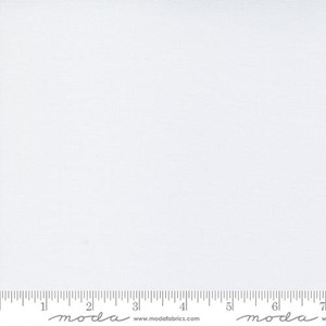 Moda Fabric- Bella Solids Super White #9900-436