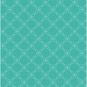 Maywood Studio Fabric - Kimberbell Basics - Teal Lattice #MAS8209-Q