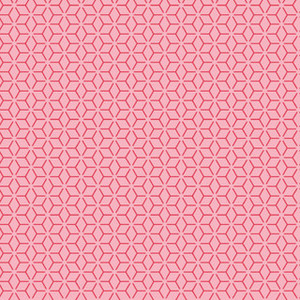 Maywood Studio Fabric - Kimberbell Basics - Pink Connected Stars #MAS8254-P
