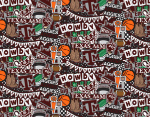 Fabric Sykel - Texas A&M 2001 Aggieland #tam-2001
