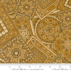Moda Fabric - Saddle Ranch - Bandana Wheat #33794-14