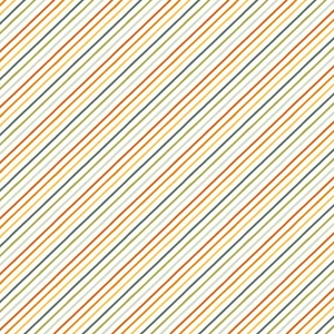 Riley Blake Designs Fabric - Happy Fall Days - Stripes Multi #c16346-multi