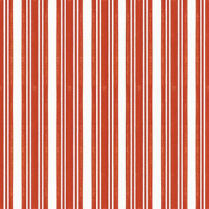 Riley Blake Designs Fabric - Classic Christmas - Stripe Red #c16289-red