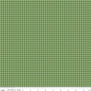 Riley Blake Designs -  Cloudburst - Houndstooth Green #c16187-green