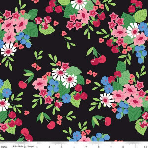 Riley Blake Designs -  Cloudburst - Main Black #c16180-black