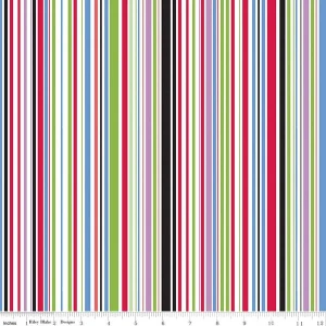 Riley Blake Designs -  Cloudburst - Stripe Multi #c16186-multi