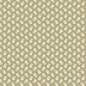 Cloud9 Fabrics - Petals & Pony Luck - Prairie Petals Green Organic Cotton #228238-x