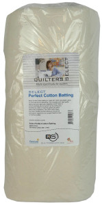 Quilters Select Perfect Cotton Batting 93"x100" Full Size 100% Cotton (qltslt-qspc2-full)