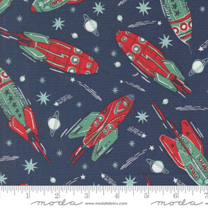 Moda Fabrics - 321 Blast Off - Vintage Rockets Galaxy #20950-14