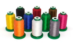 Exquisite Polyester 10 Color Thread Kit - Top Ten