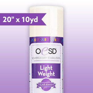 OESD Light Weight TearAway 20" x 10 yards