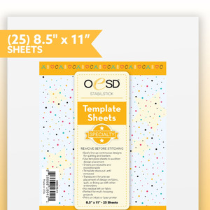 OESD StabilStick Template Sheets 8.5" x 11"