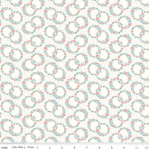 Riley Blake Designs - Mary Catherine - Wreaths - Cloud#c16701-cloud