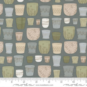 Moda Fabric - Potted Novelty - Pots Ocean #26141-17