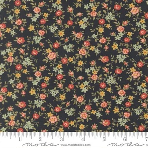 Moda Fabric - Ambiance - Roses Small Floral Midnight #44415-16