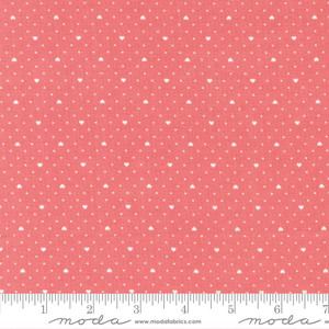 Moda Fabric - Lighthearted - Heart Dot - Pink #55298-15