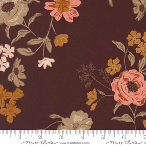 Moda Fabric - Foraged Found - Harvest Bloom - Merlot #45630-27