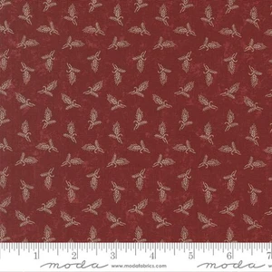 Moda Fabric - Wheatland - Wheat - Currant #9791-13