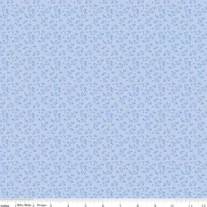 Riley Blake Designs - Penelope - Mini Stems - Sky #c16646-sky