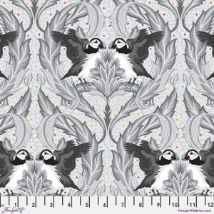 Tula Pink - Graywork - Huffin & Puffin - Whisper #pwtp260-whisper