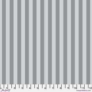 Tula Pink - Graywork - Tent Stripe - Fog #pwtp069-fog