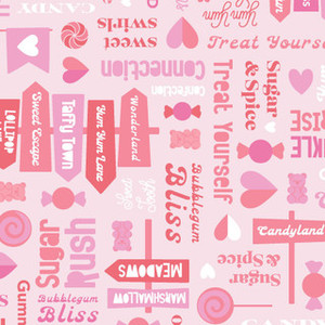 Kimberbell Designs - Sweet Shoppe - Sweet Streets - Pink #11023-p