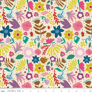 Riley Blake Designs - The Genesis of a Journey - Along the Way - Cream #c16931-cream