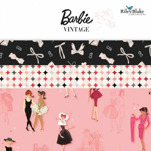Riley Blake Designs - Barbie Vintage - 10in Squares - 42pcs/bundle #10-16890-42