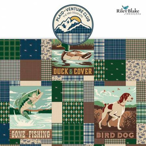 Riley Blake Designs - Plaid-Venture Club - 10in Squares - 42pcs/bundle #10-17040-42