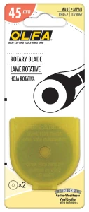 Olfa 45mm Rotary Blade - 2 pack Premier Stitching